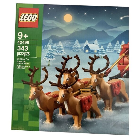 LEGO 40499 (343pcs) Santa’s Sleigh Christmas Collectible Holiday Display NEW - Picture 2 of 4